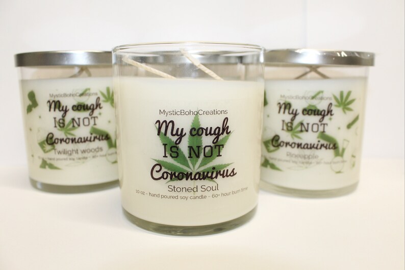 420 soy candles stoner candle cannabis 420 decor 420 gift Etsy