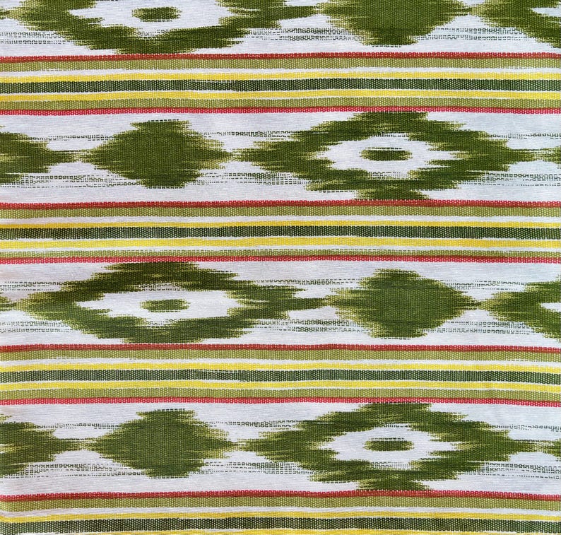 Sold by the meter: Telas de Lengua YELLOW – 2.80 m wide, Mallorcan fabrics, maritime fabrics, ikat, tongue fabrics, flame fabrics, Mallorca design image 10