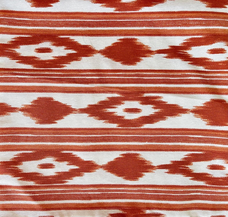 Sold by the meter: Telas de Lengua YELLOW – 2.80 m wide, Mallorcan fabrics, maritime fabrics, ikat, tongue fabrics, flame fabrics, Mallorca design image 4