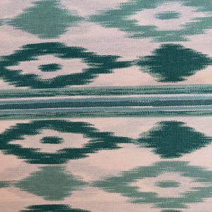 Sold by the meter: Telas de Lengua YELLOW – 2.80 m wide, Mallorcan fabrics, maritime fabrics, ikat, tongue fabrics, flame fabrics, Mallorca design image 7