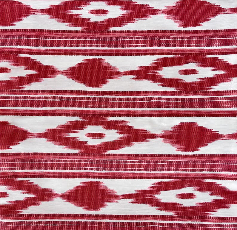 Venta por metros, Telas de Lengua ROSA/PINK – 2,80 m de ancho, telas mallorquinas, telas marítimas, ikat, telas de llama, telas de lengua, flamulas imagen 4