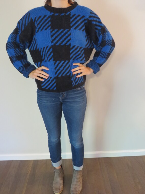 Oversized Vintage Hipster Sweater Cabin Creek Etsy