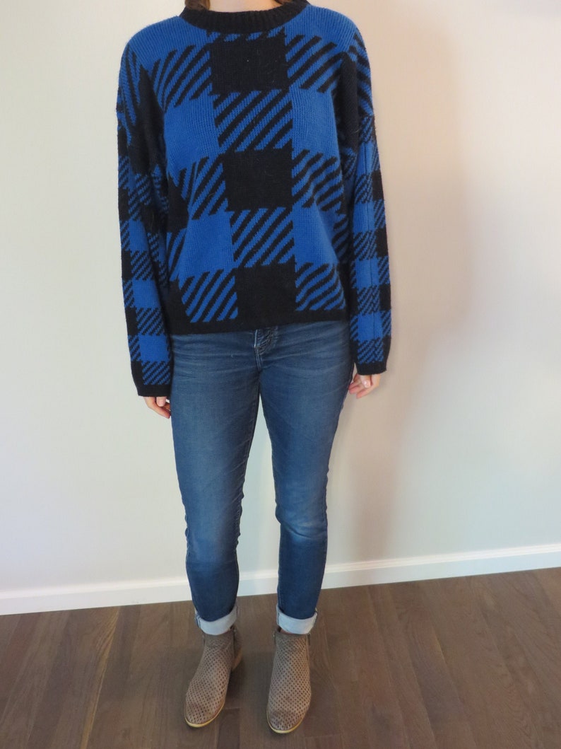 Oversized Vintage Hipster Sweater Cabin Creek Etsy