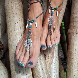 Sandalias descalzas Boho Dreamcatcher