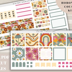 Hobonichi Cousin Kit, hobonichi stickers, A5 sticker kit, minimal planner stickers, journal stickers, functional stickers printable stickers