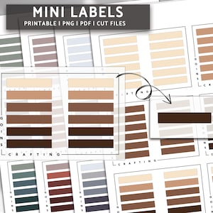 Hobonichi skinny labels,hobonichi stickers,monthly labels,minimal planner stickers, journal stickers,functional stickers, printable stickers