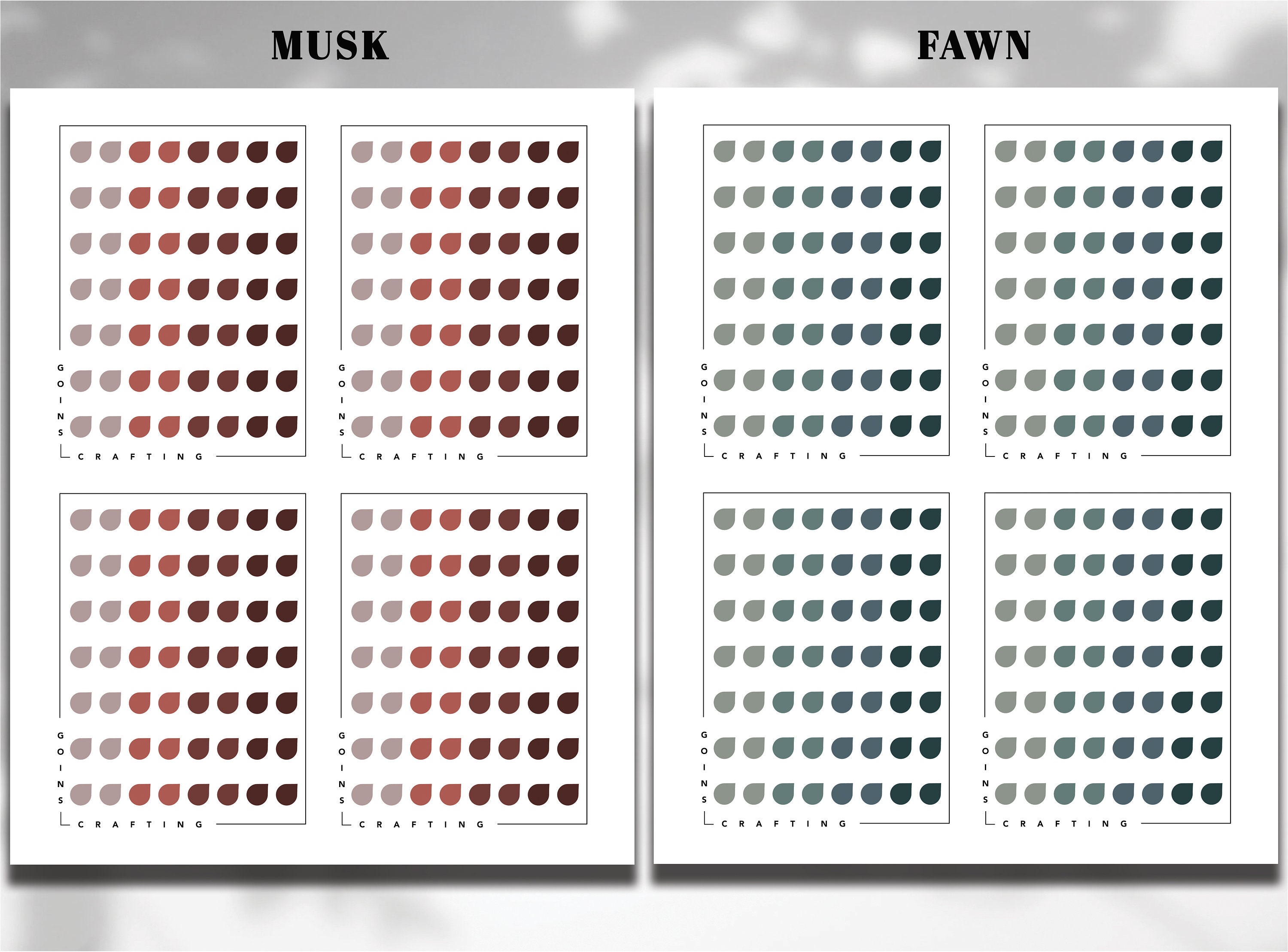 Small Drop Stickers Minimal Planner Stickers Journal - Etsy