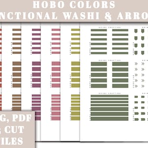 Hobonichi functional sticker bundle, hobonichi stickers, minimal planner stickers, functional stickers, bullet journal stickers,
