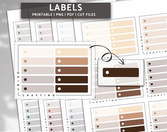 Autocollants pour étiquettes, autocollants pour agenda minimalistes, autocollants pour journaux intimes, autocollants fonctionnels, autocollants numériques, autocollants imprimables, Erin Condren
