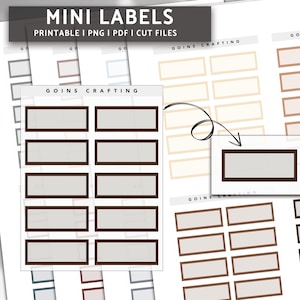 Hobonichi half box,hobonichi stickers,monthly labels,minimal planner stickers, journal stickers, functional stickers, printable stickers