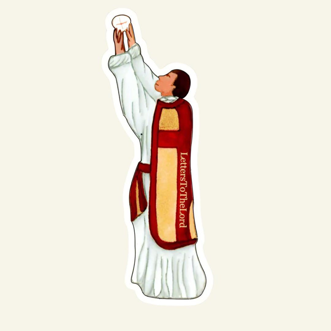 Priestly Offering Sticker - Catholic Priest Traditional Latin Mass FSSP ...