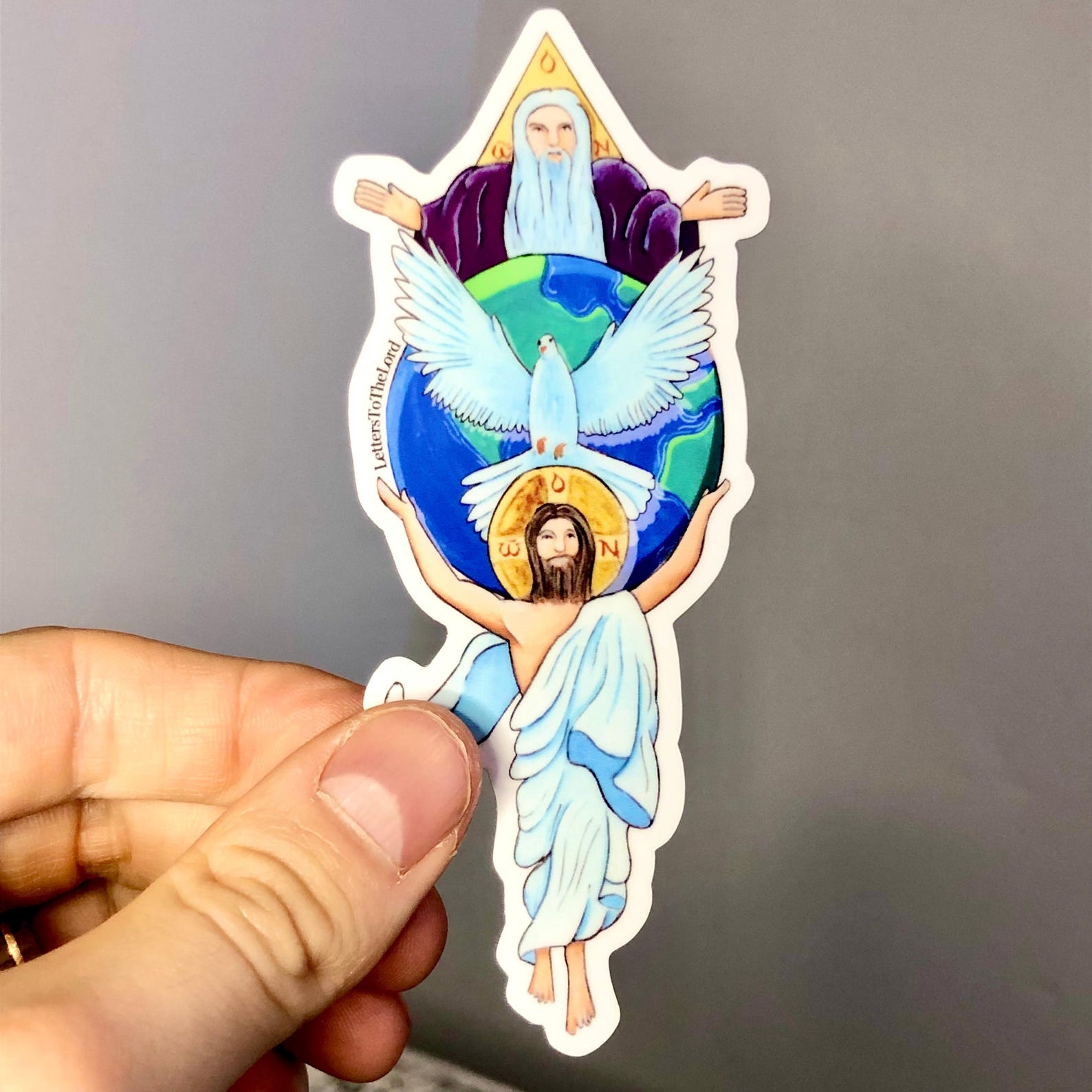 Holy Trinity Sticker - Etsy