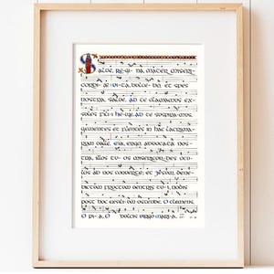 Salve Regina Canto Gregoriano Estampa: Tono Dominicano, Nuestra Señora Desatadora de Nudos