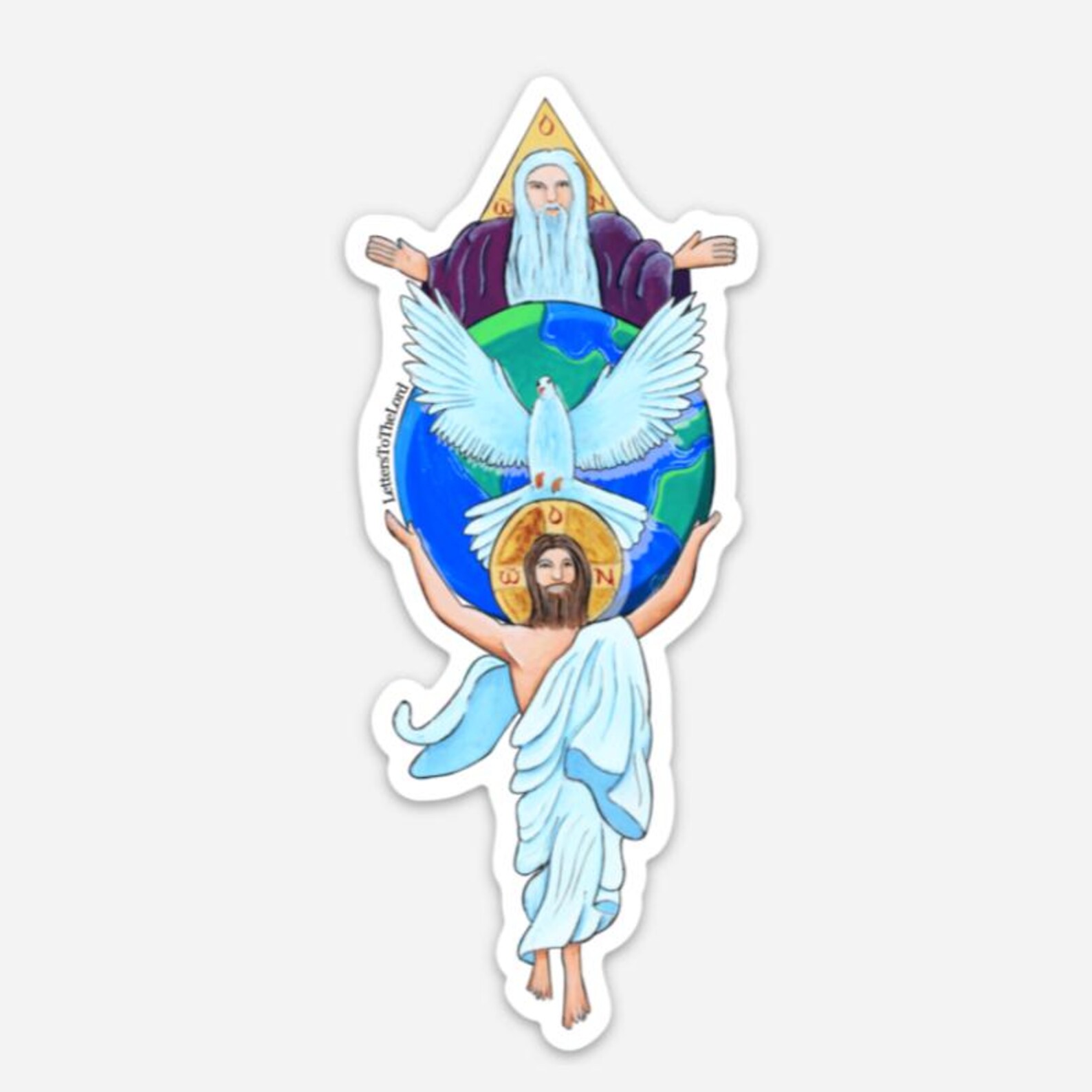 Holy Trinity Sticker - Etsy