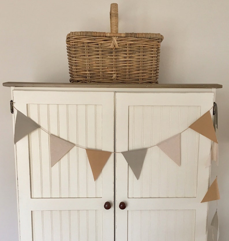 Cotton-Linen Bunting Garland image 1