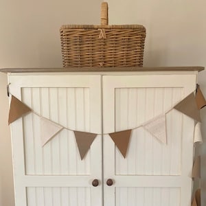 Cotton-Linen Canvas Bunting Garland