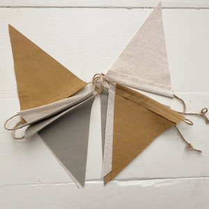 Cotton-Linen Bunting Garland image 2