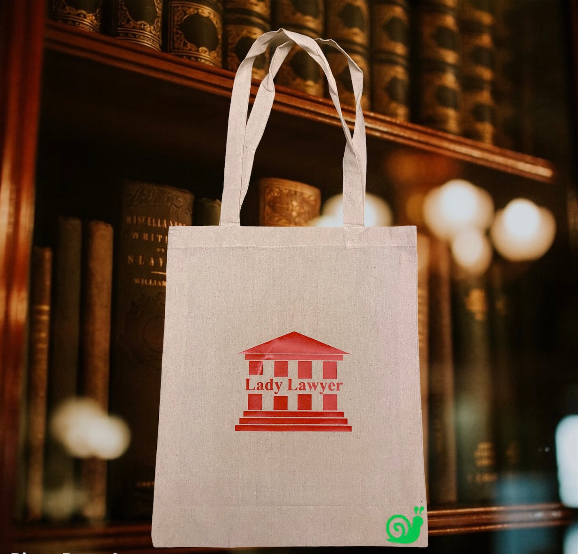 Lady Lawyer Bag student canvas tote bag legal gift Etsy