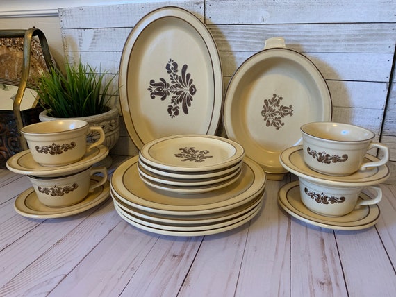 vintage stoneware dishes