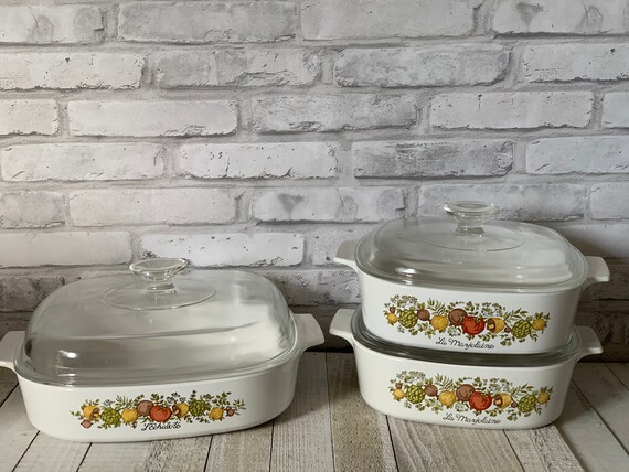 Corningware spice of Life Cookware Set of 6 Pieces. Vintage