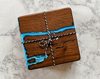 Fractal Coasters Etsy