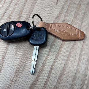 Toyota Rav4 Leather Keytag