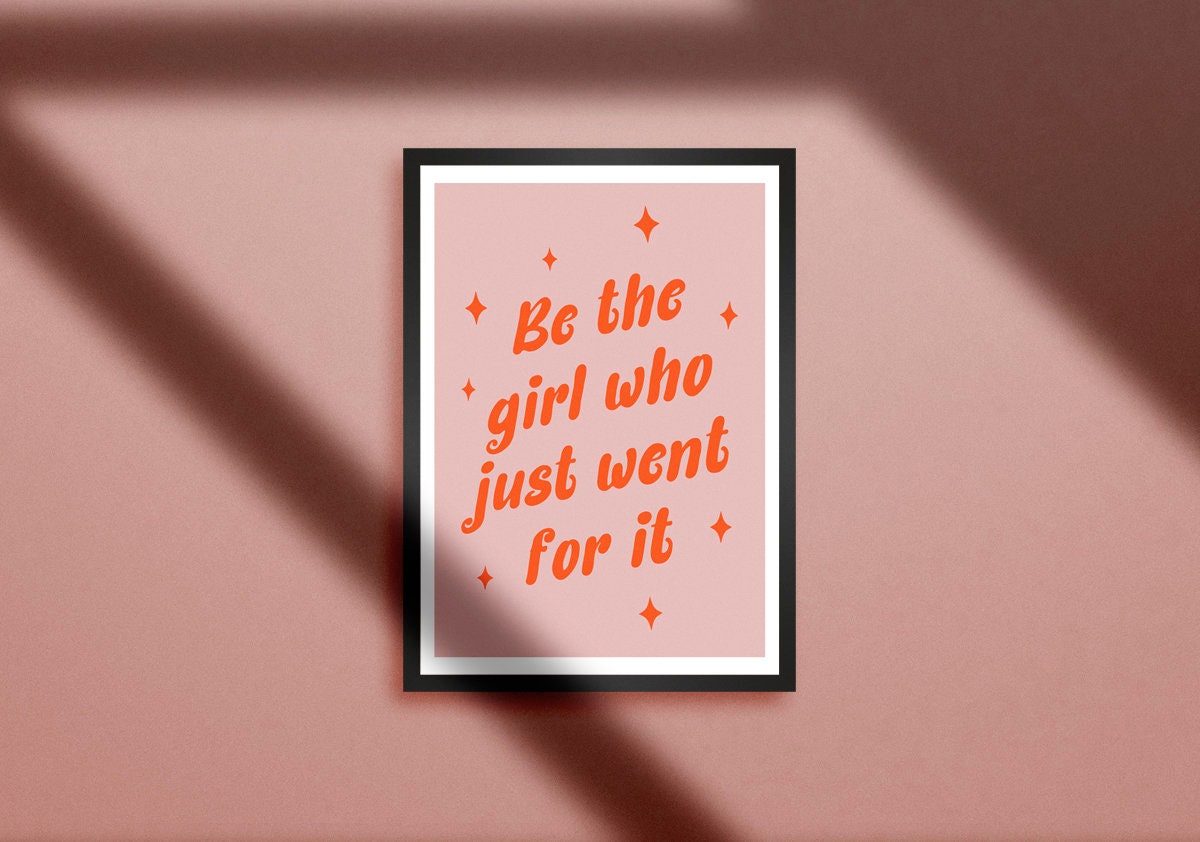 Motivational Poster Inspirational Wall Art Quote Wall Art - Etsy
