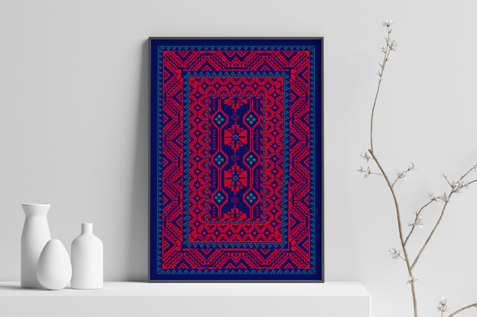 Modern Wall Decor Moroccan Wall Art Boho Wall Decor Persian Etsy