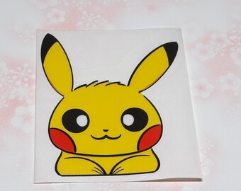 Vinylstickers geïnspireerd op Pokémon