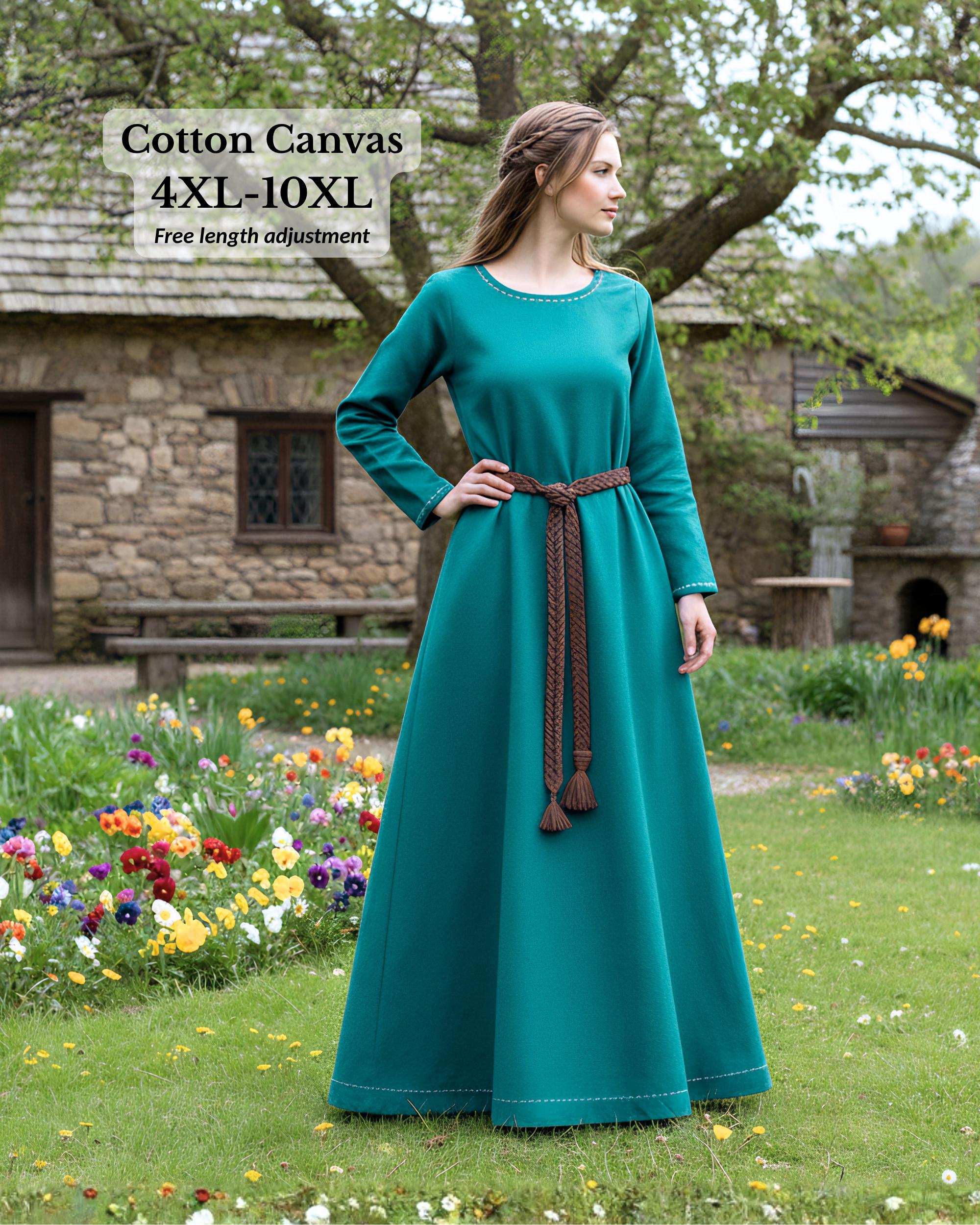 Green Medieval Dress - Etsy