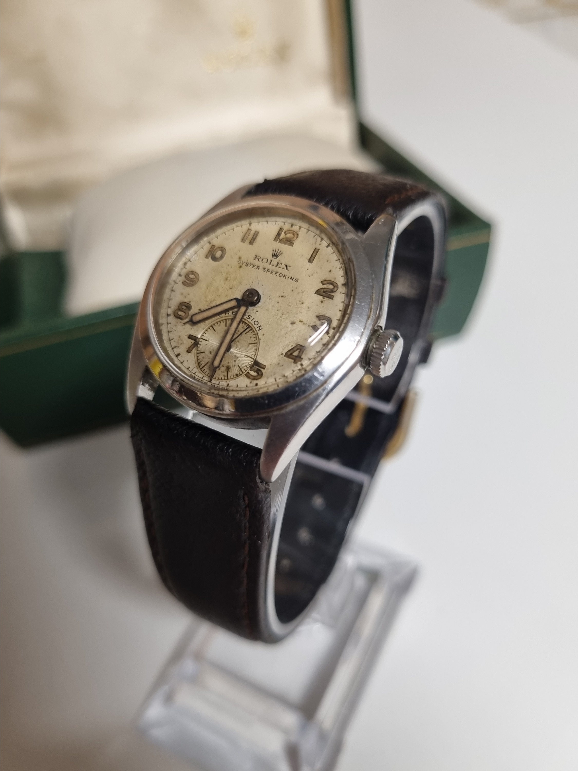 Rolex Oyster Speedking Precision 5056, 1940's, Original Dial Rolex Oyster Speedking Precision 5056, 1940's, Original Dial