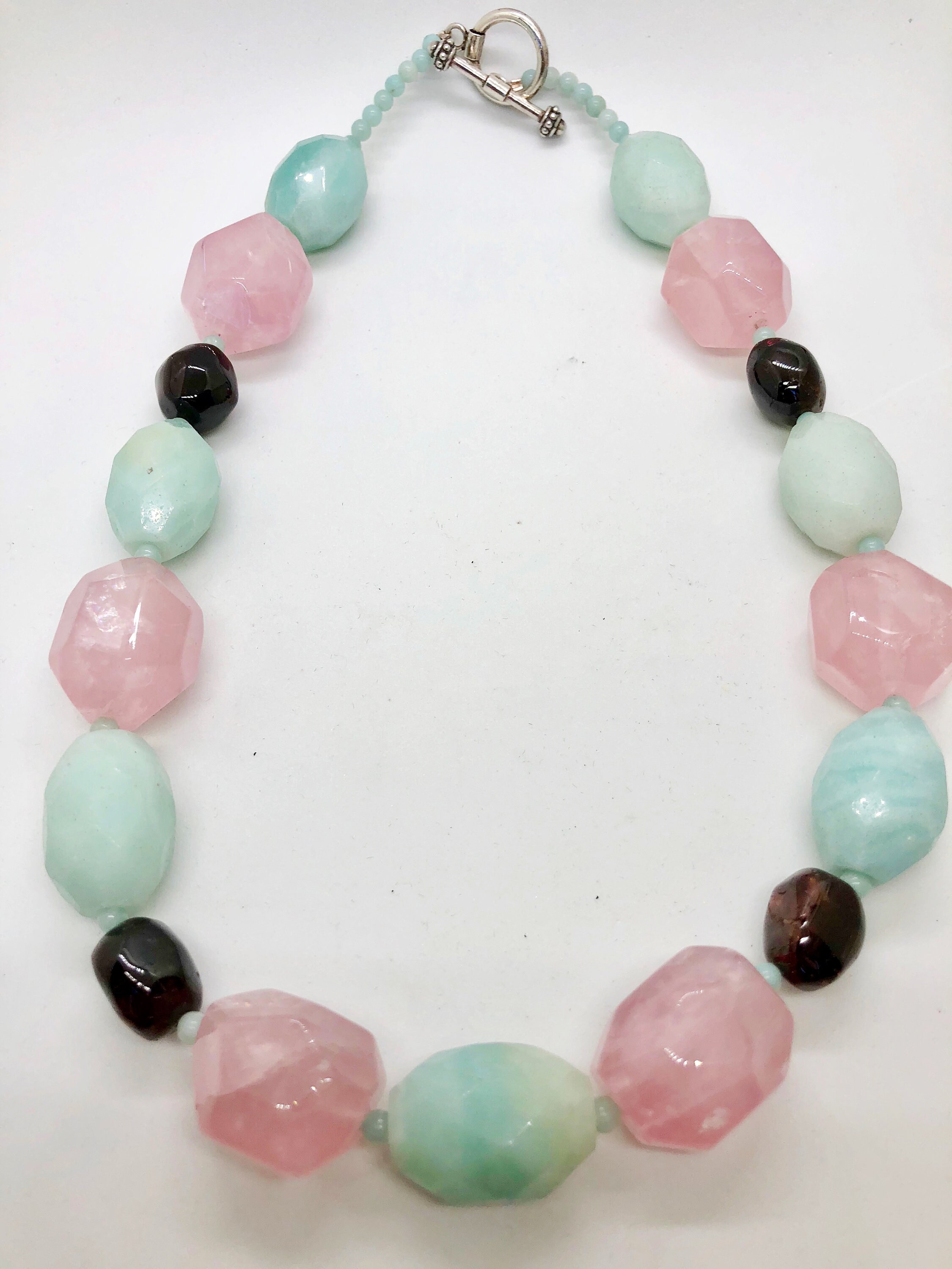 A15 Natural Rose Quartz Natural Blue green Jade and Natural Etsy