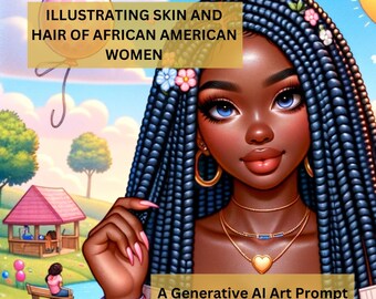 Illustrating Skin & Hair of African-American Women | Generative AI Art Prompt Guide for Beginners