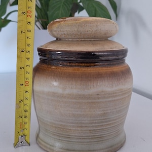 Canadese aardewerk Beauceware kook- en bewaarpot