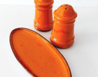 ヴィンテージ陶器の塩コショウ入れセット - Etsy 日本