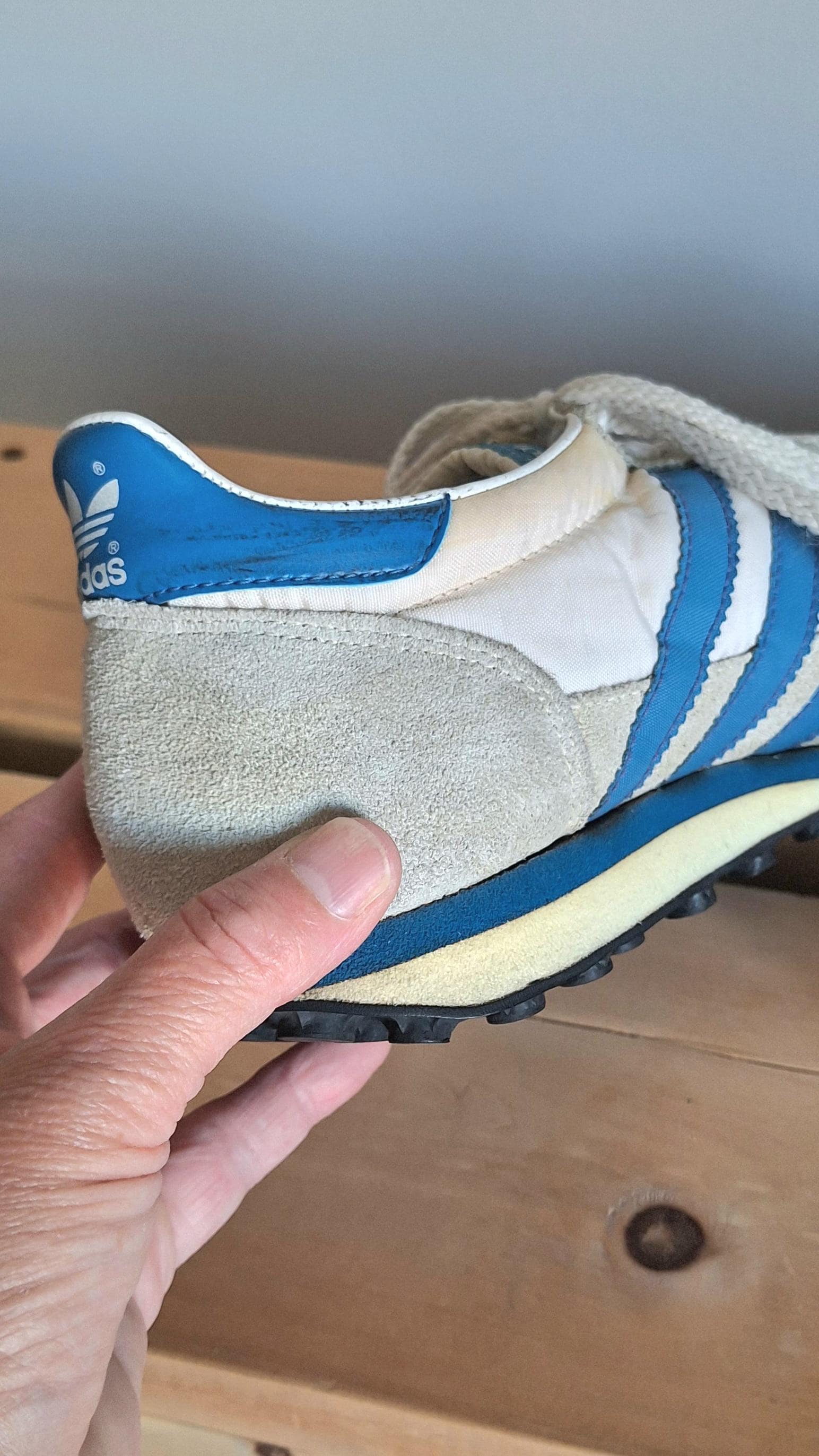 adidas gazelle silver green womens adidas TRX Competition 1978 Vintage Running Shoes 70s Sneakers Print A –  Rewind Running™ main image 1