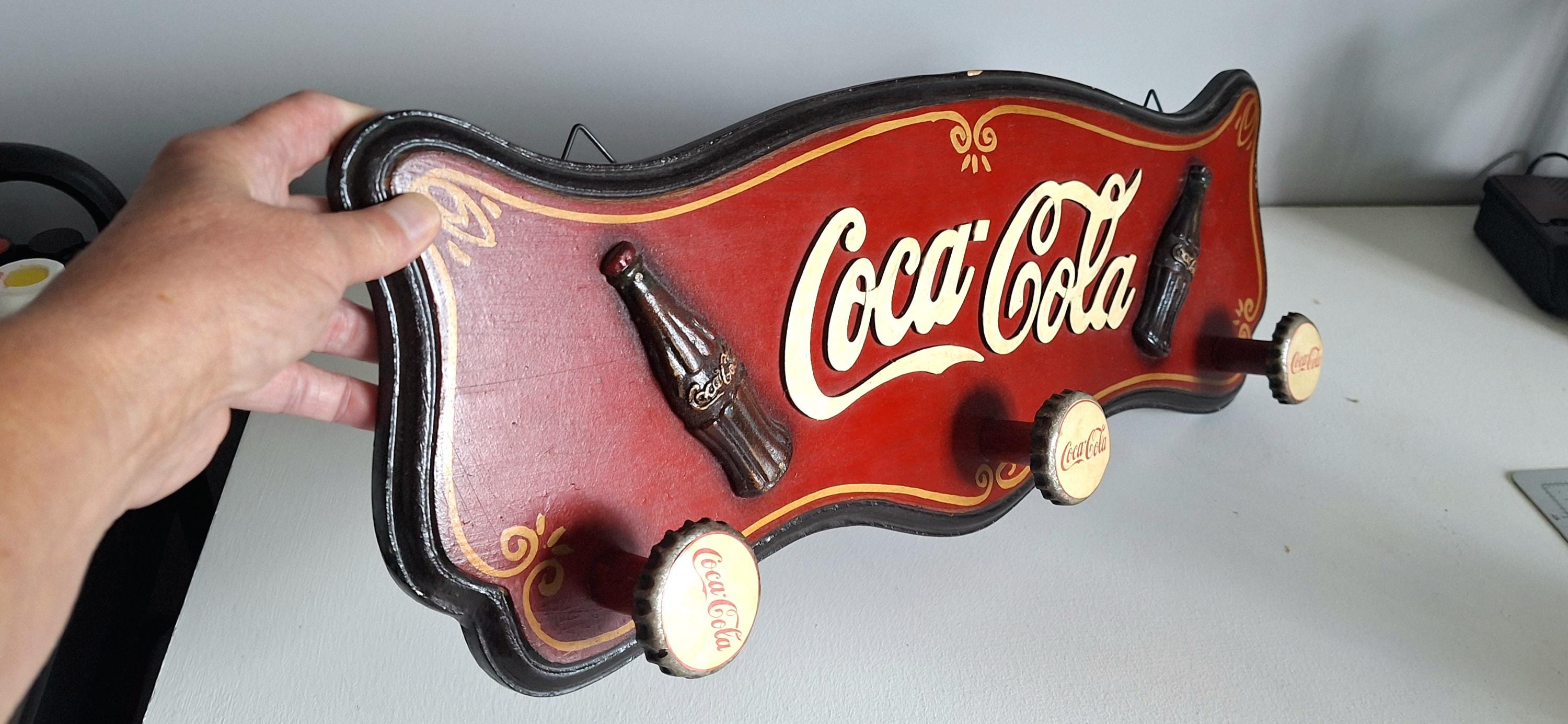 Coca-cola Wooden Wall Hook/wall Decoration - Etsy