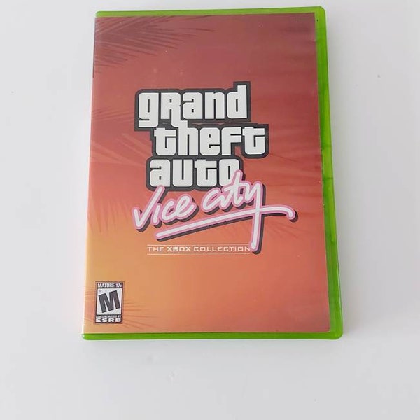 Grand Theft Auto Vice City game (The XBOX Collection).