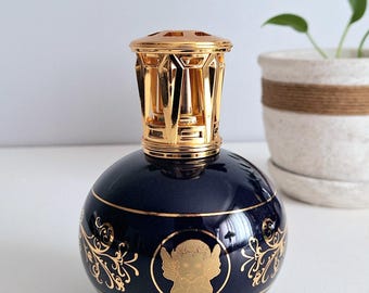 Diffuseur de Parfum d'Ambiance Ronde Torsadé Noire Lampe Berger
