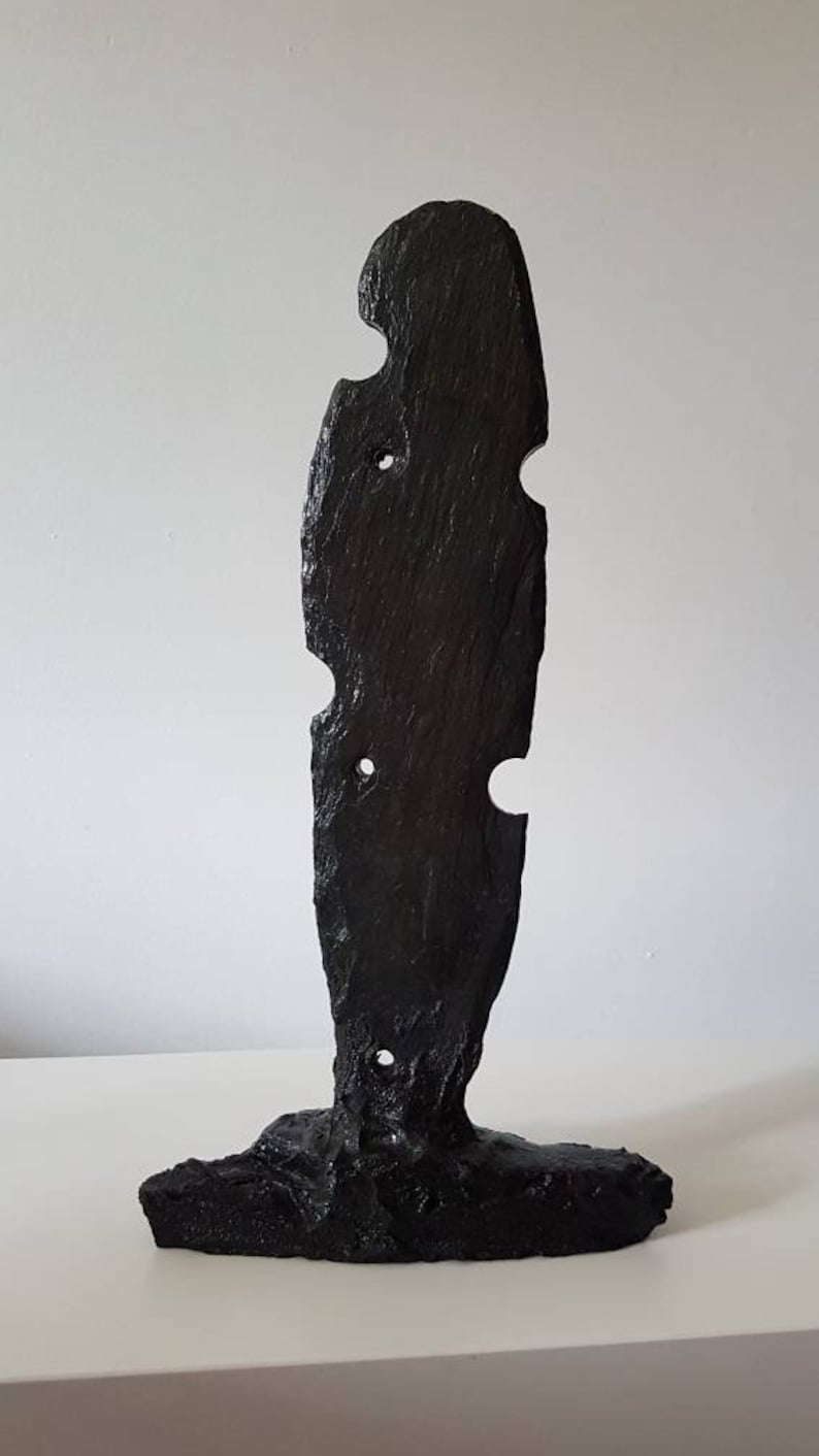 Slate stone sculpture