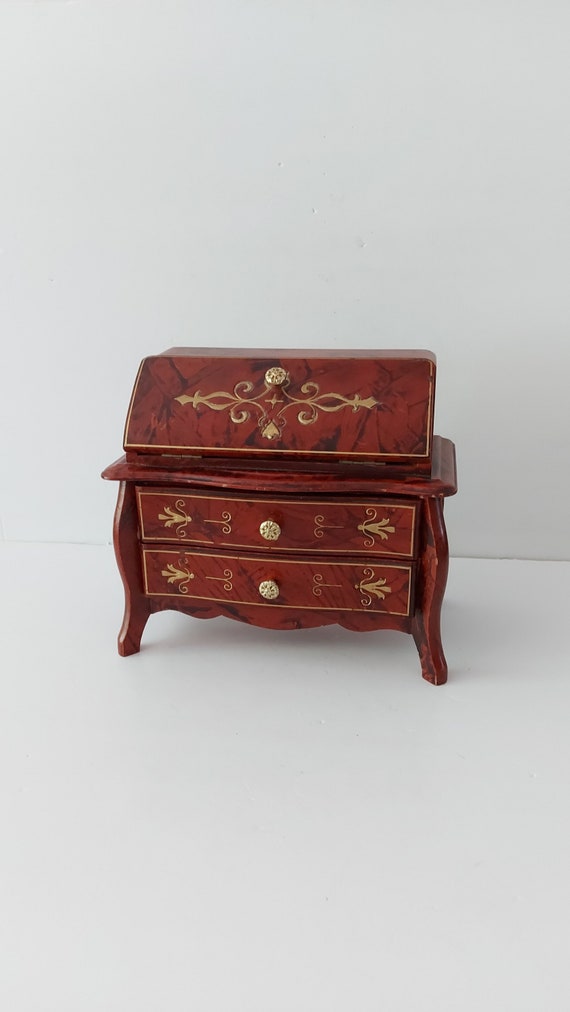 Victorian furniture replica jewelry box