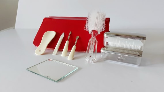 Trousse De Toilette Vintage - Fourre-tout De Maquillage Occasion, Sans Marque, Style Rétro