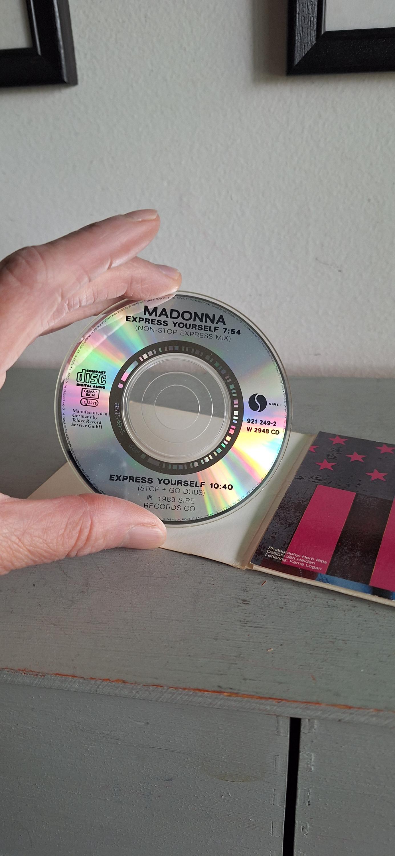 Mini CD Madonna Express Yourself 1989 - Etsy