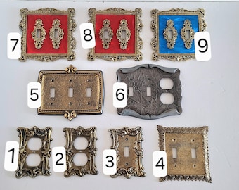 Plaque decorative murale pour interrupteur ou prise électrique