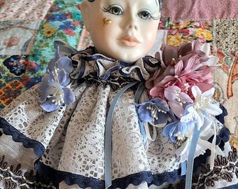 非常に大きなピエロ人形、アートドール - Etsy 日本