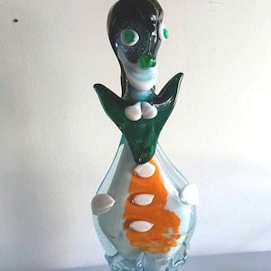 Clownfigur aus mundgeblasenem Muranoglas