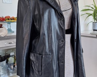 Vintage soft leather jacket. Made in Canada.