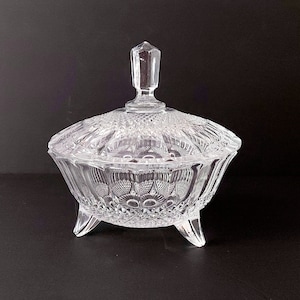 Bonbonnière en cristal allemand Bleikristall