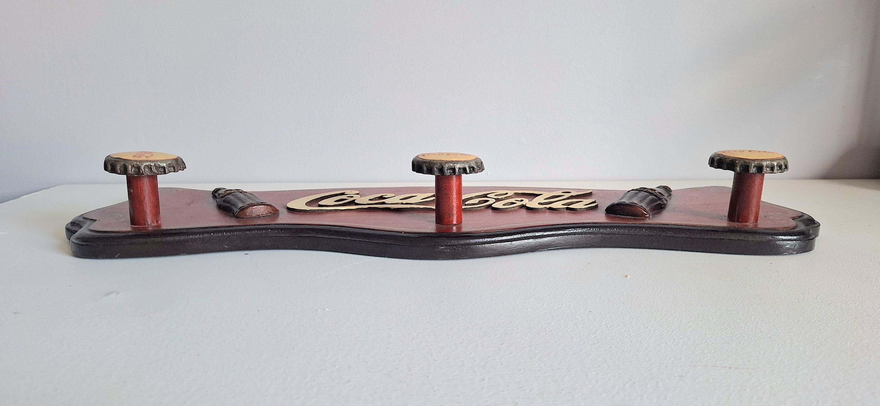 Coca-cola Wooden Wall Hook/wall Decoration - Etsy