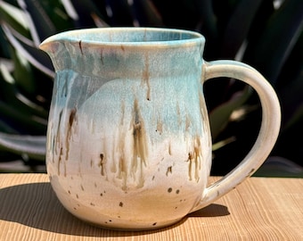 Jarra/canasta/recipiente para crema de 355 ml (12 oz) hecho a mano en California.